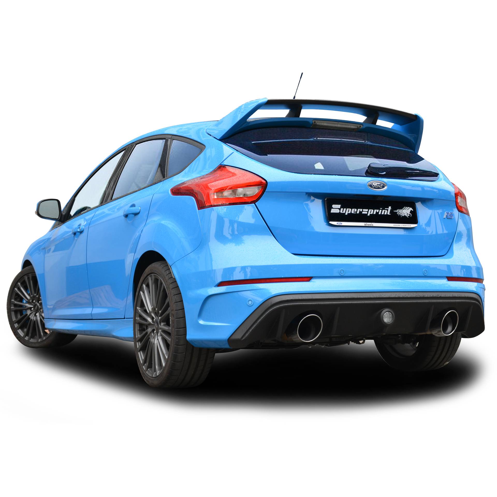 Nuovo impianto di scarico Supersprint per FORD FOCUS RS 2.3i Turbo 4x4 (350 Hp)